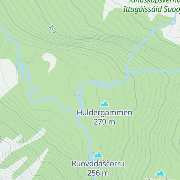 Map of Steindalshytta