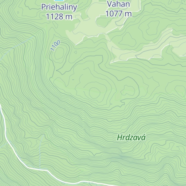 Map of Pavelková