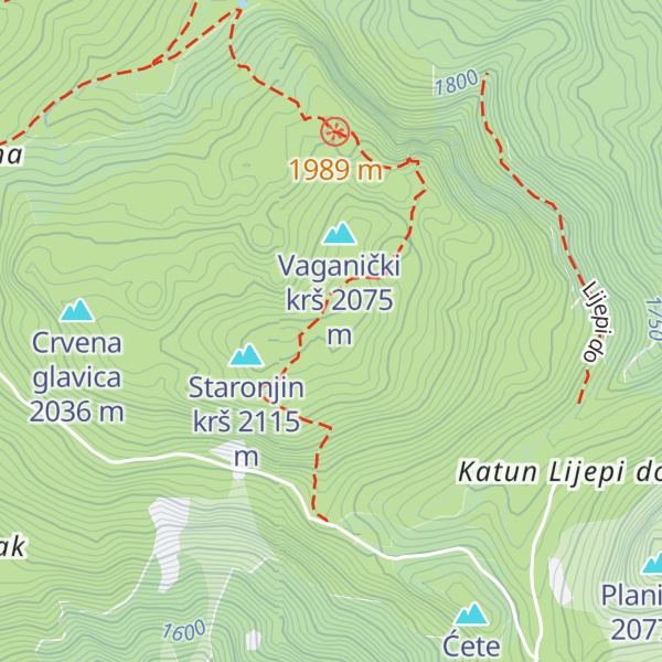 Map of Vaganica