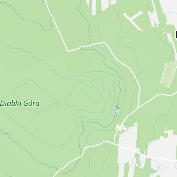 Map of Diabla Góra