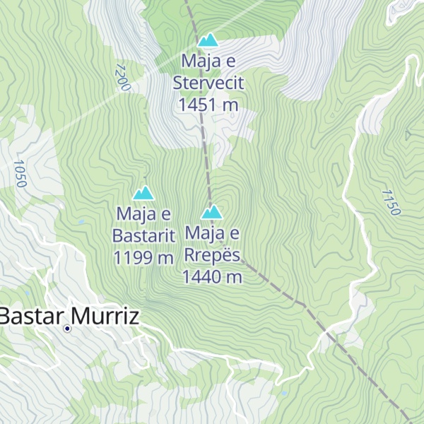 Map of Maja e Rrepës