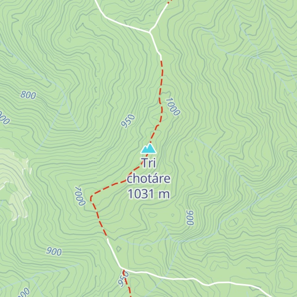 Map of Tri chotáre