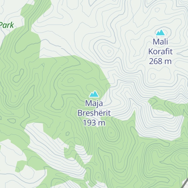 Map of Maja Breshërit