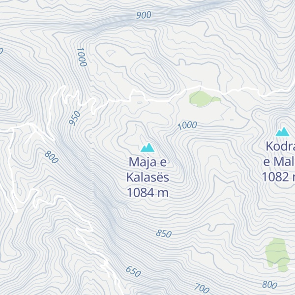 Map of Maja e Kalasës