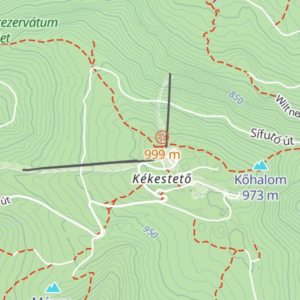 Map of Kékes