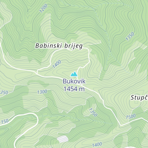 Map of Bukovik