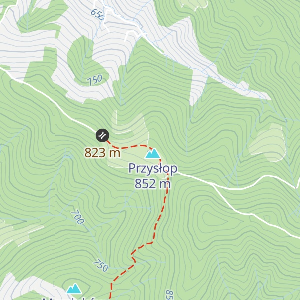Map of Schronisko PTTK na Maciejowej