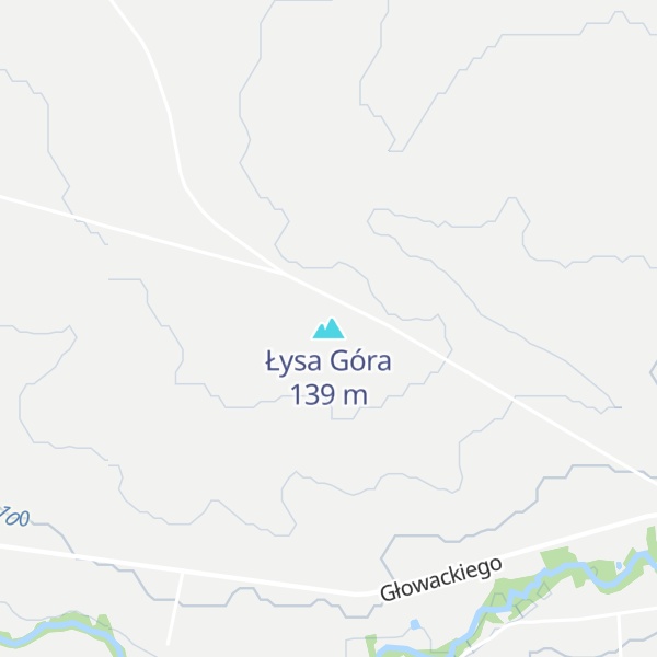 Map of Łysa Góra