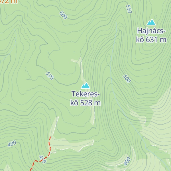 Map of Tekeres-kő
