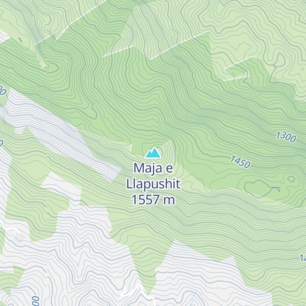 Map of Maja e Llapushit