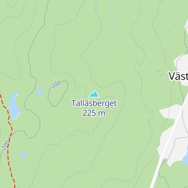 Map of Tallåsberget