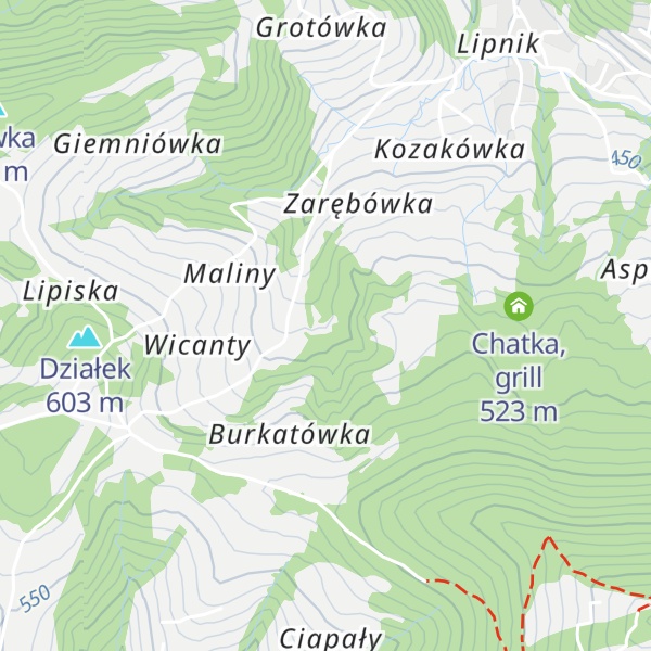 Map of Chata Pod Lasem