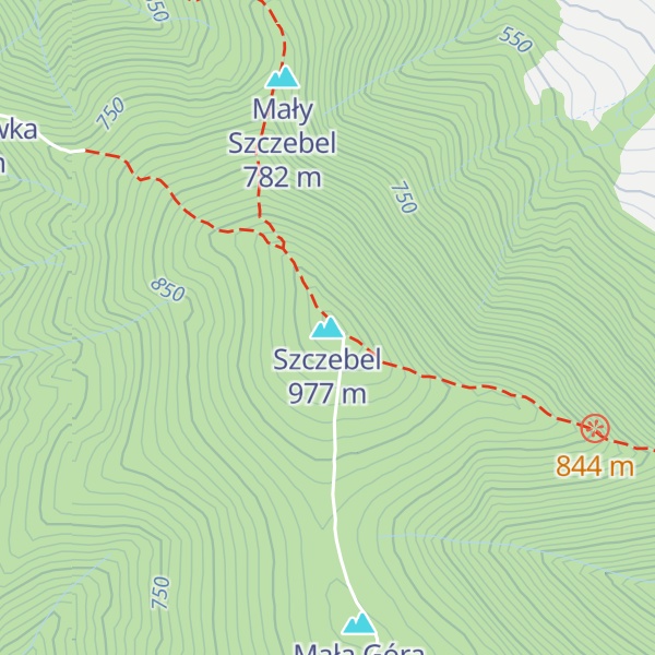 Map of Szczebel