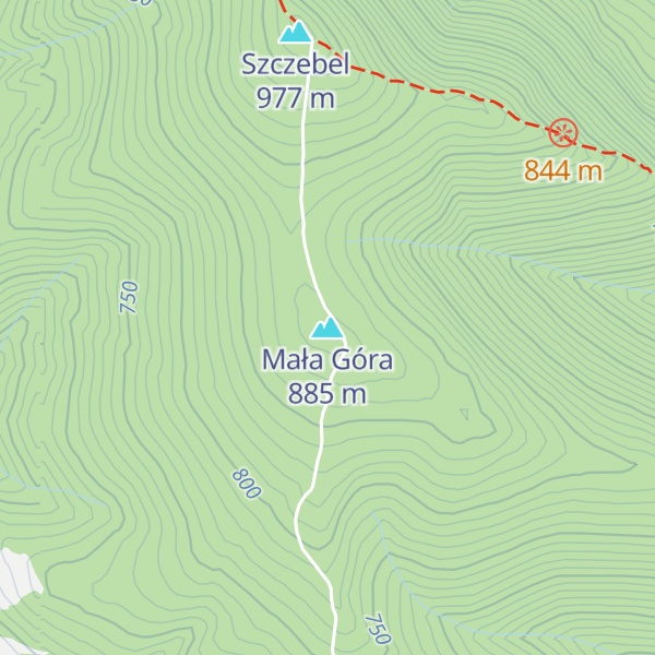 Map of Mała Góra