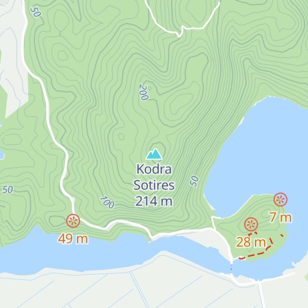 Map of Kodra Sotires