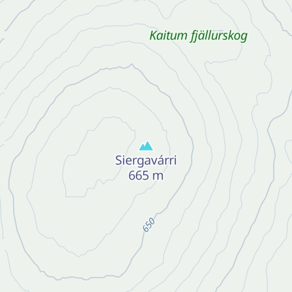 Map of Siergavárri