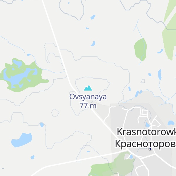 Map of Ovsyanaya