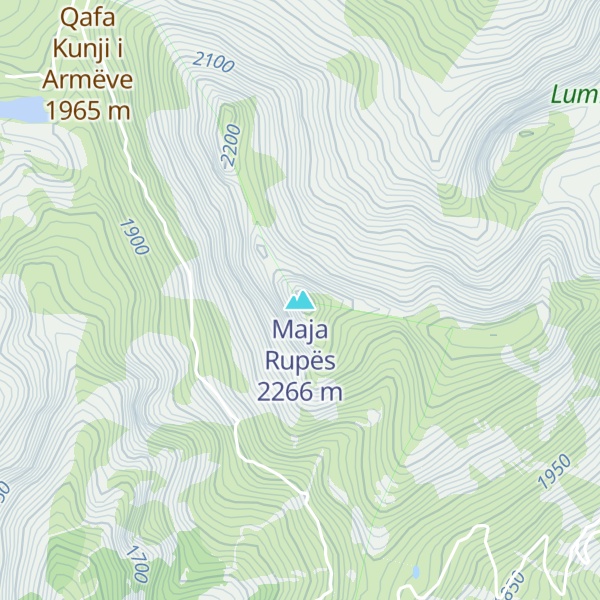 Map of Maja Rupës