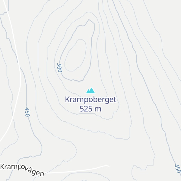 Map of Krampoberget