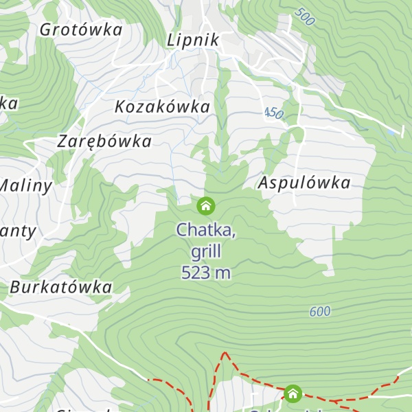 Map of Chatka, grill