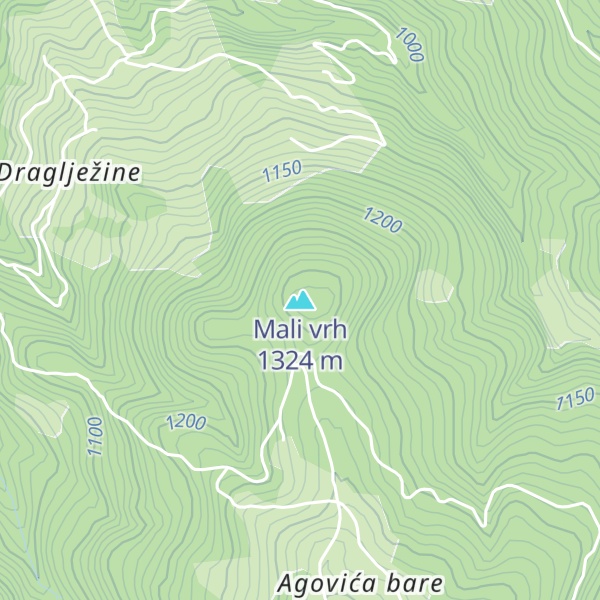 Map of Mali vrh