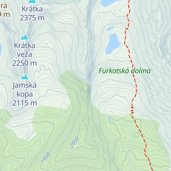 Map of Ostrá veža