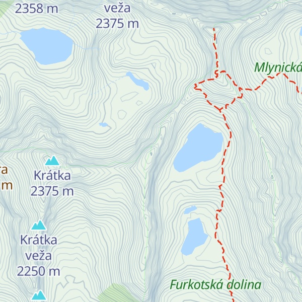 Map of Ostrá