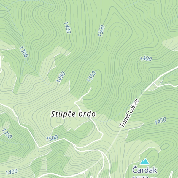 Map of Krš