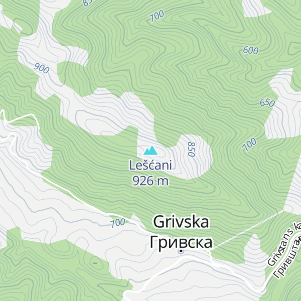 Map of Lešćani
