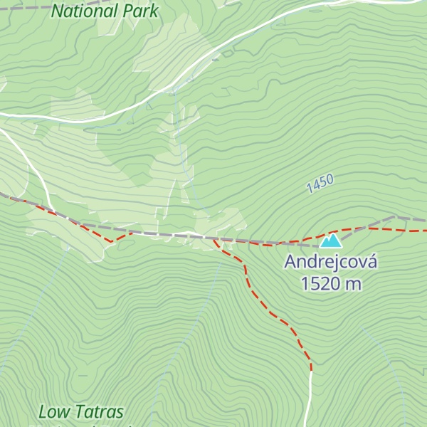 Map of Útulňa Andrejcová