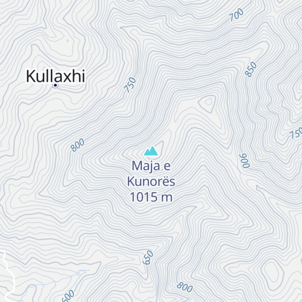 Map of Maja e Kunorës