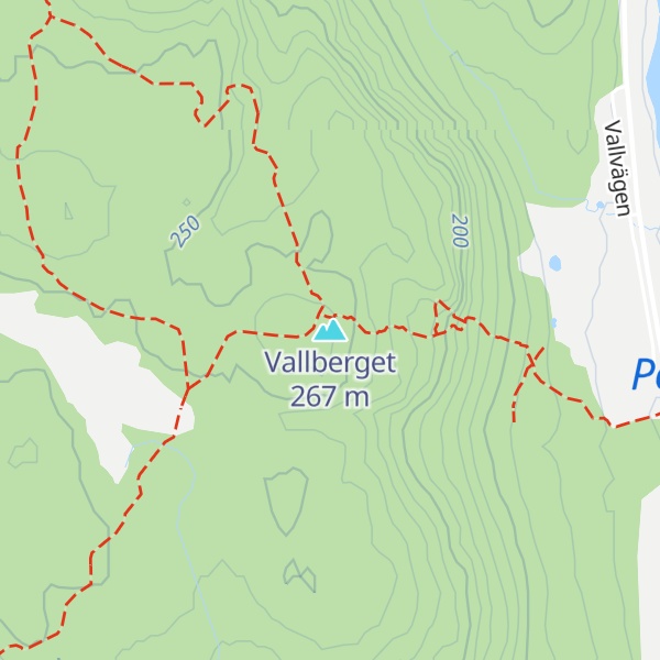 Map of Vallberget