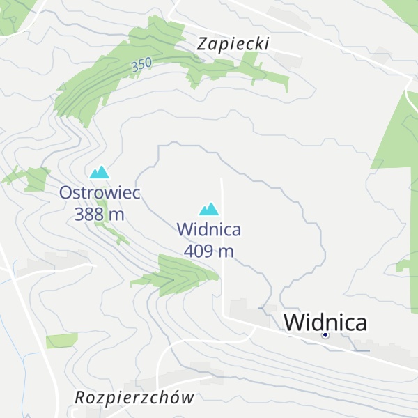 Map of Widnica