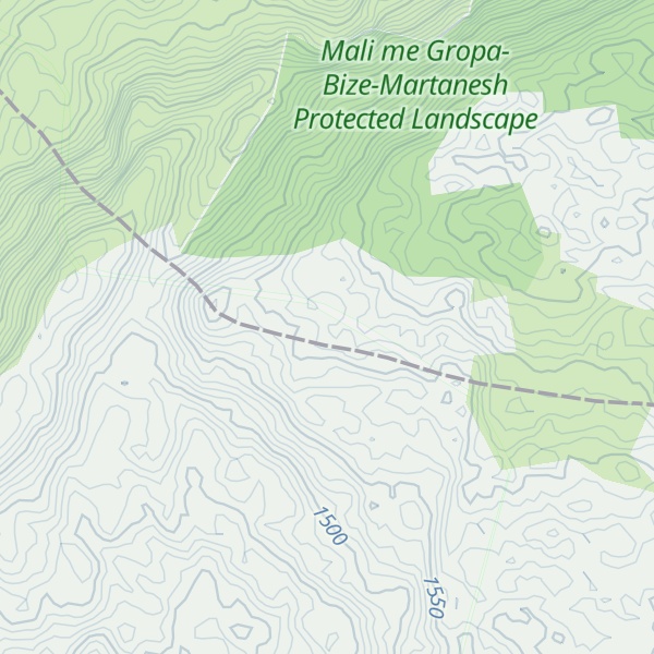 Map of Kodra e Berminit