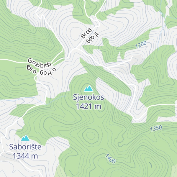 Map of Sjenokos
