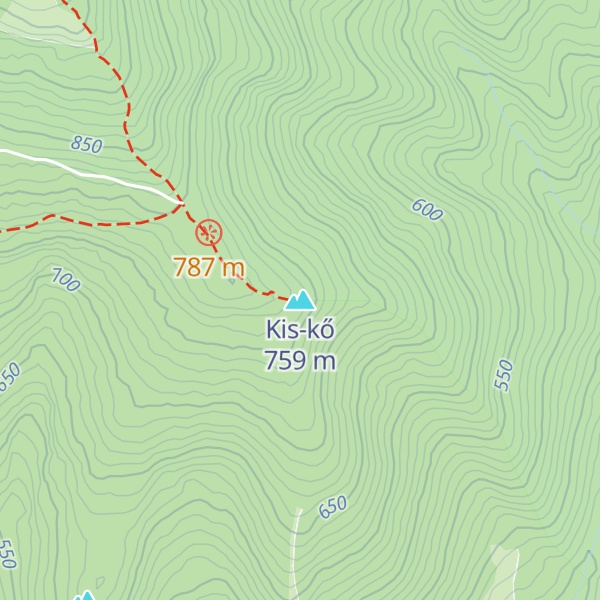 Map of Kis-kő