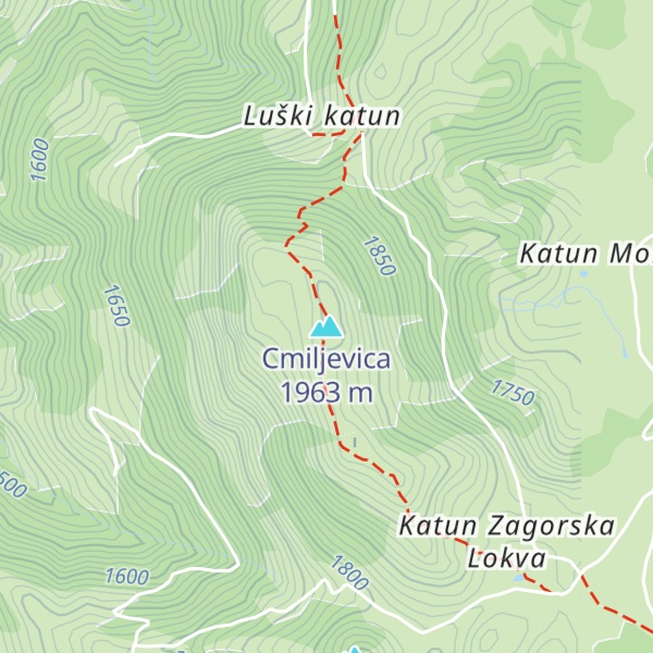 Map of Cmiljevica