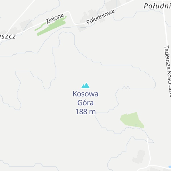 Map of Kosowa Góra