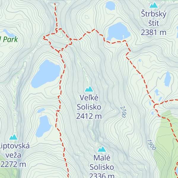 Map of Veľké Solisko