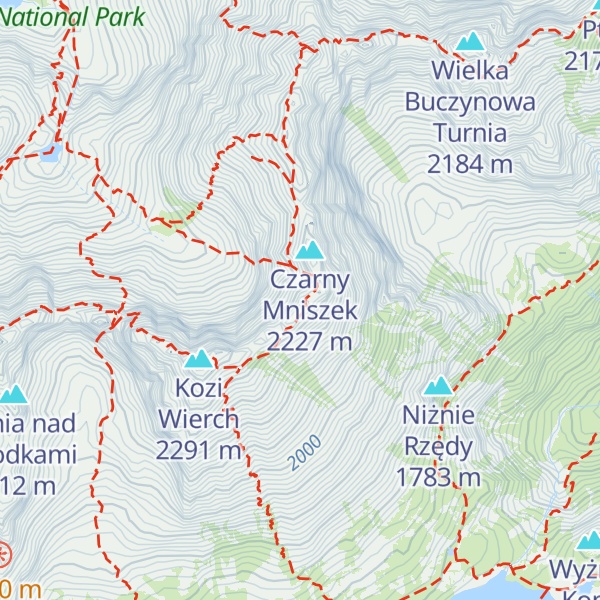 Map of Buczynowa Strażnica