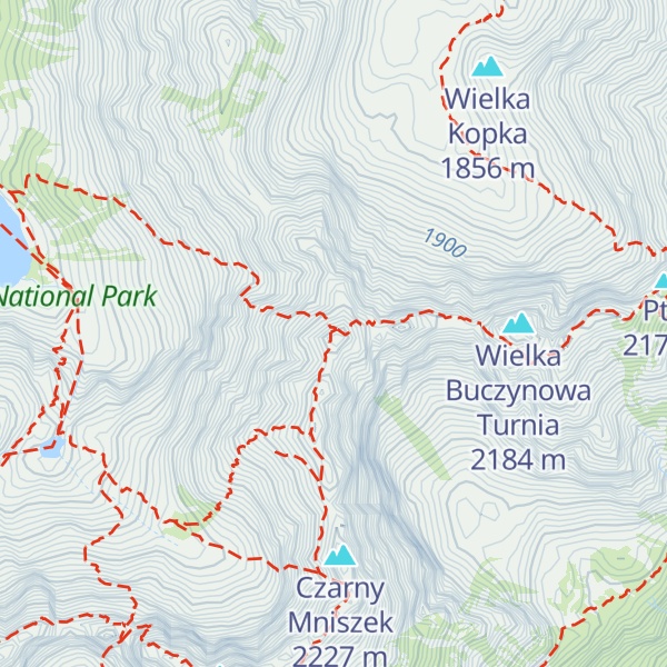 Map of Skrajny Granat