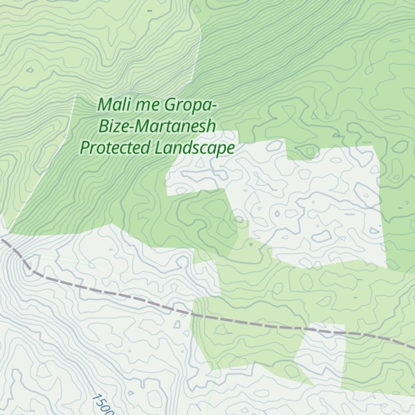 Map of Maja e Kusit Vogël