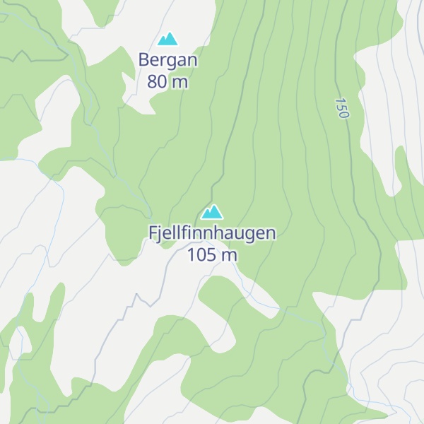 Map of Fjellfinnhaugen