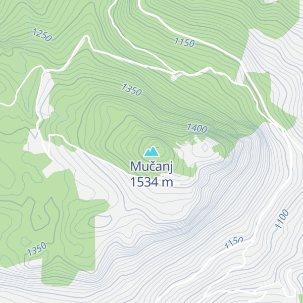 Map of Mučanj