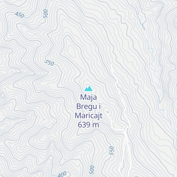 Map of Maja Bregu i Maricajt