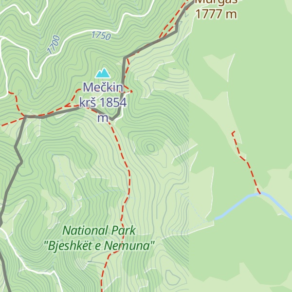 Map of Maja e Cundeve