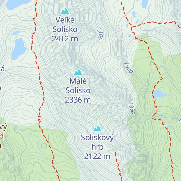 Map of Štrbské Solisko