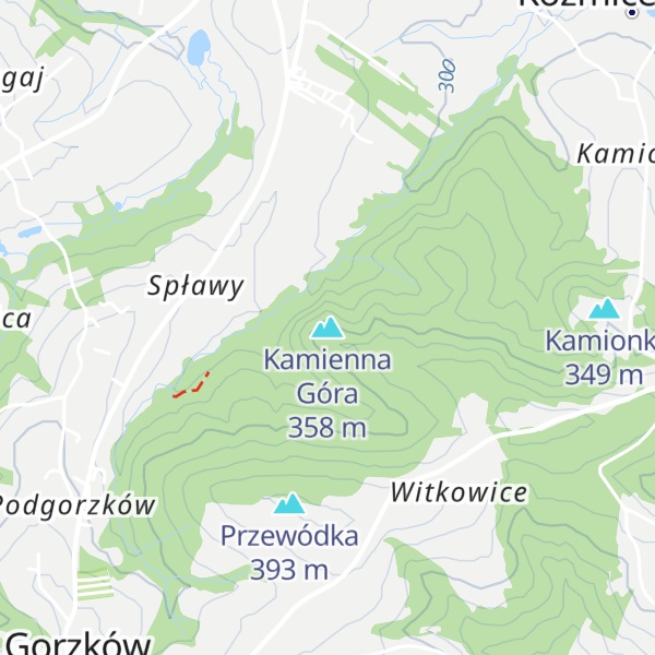 Map of Kamienna Góra