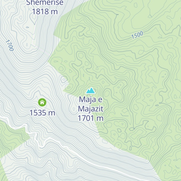 Map of Maja e Majazit