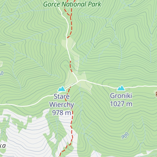 Map of Schronisko PTTK na Starych Wierchach